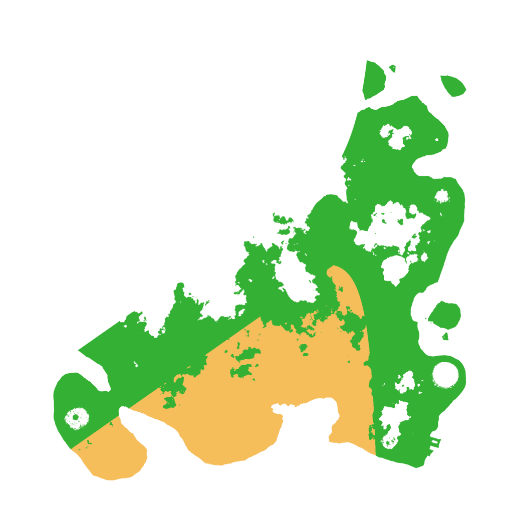 Biome Rust Map: Procedural Map, Size: 3500, Seed: 376691300