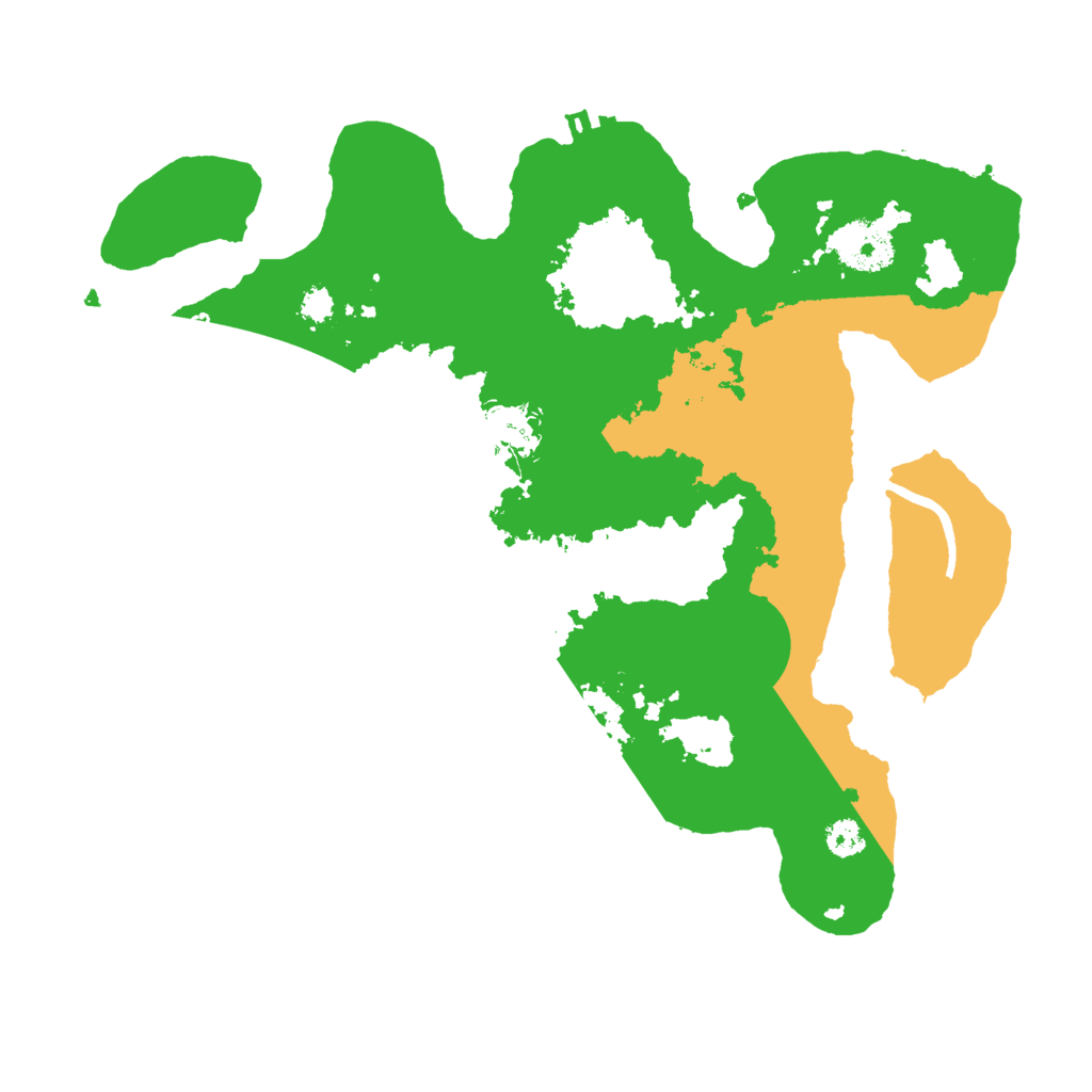 Biome Rust Map: Procedural Map, Size: 3000, Seed: 45685