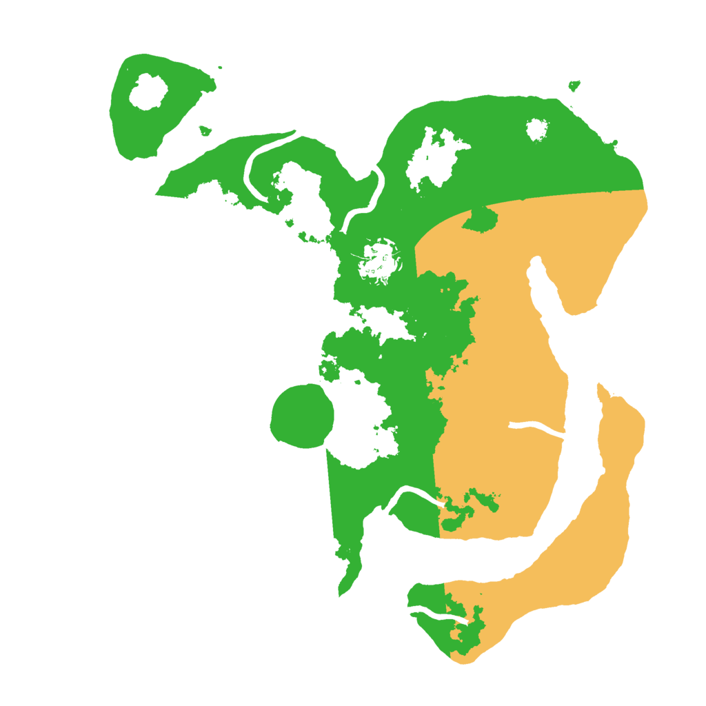 Biome Rust Map: Procedural Map, Size: 3000, Seed: 656609106
