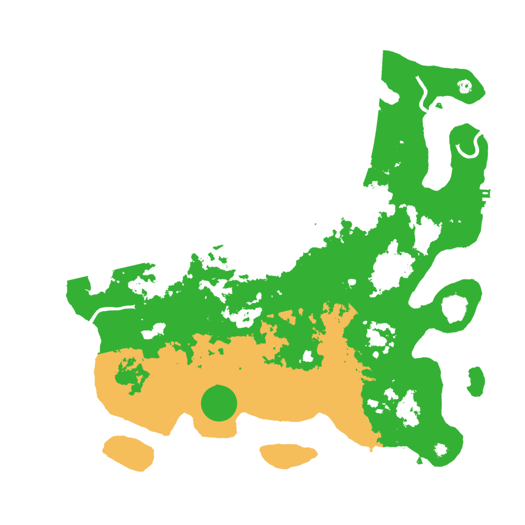 Biome Rust Map: Procedural Map, Size: 3850, Seed: 36316806