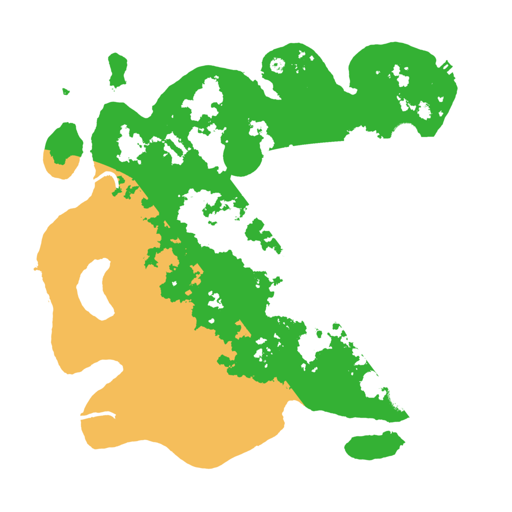 Biome Rust Map: Procedural Map, Size: 3500, Seed: 692412