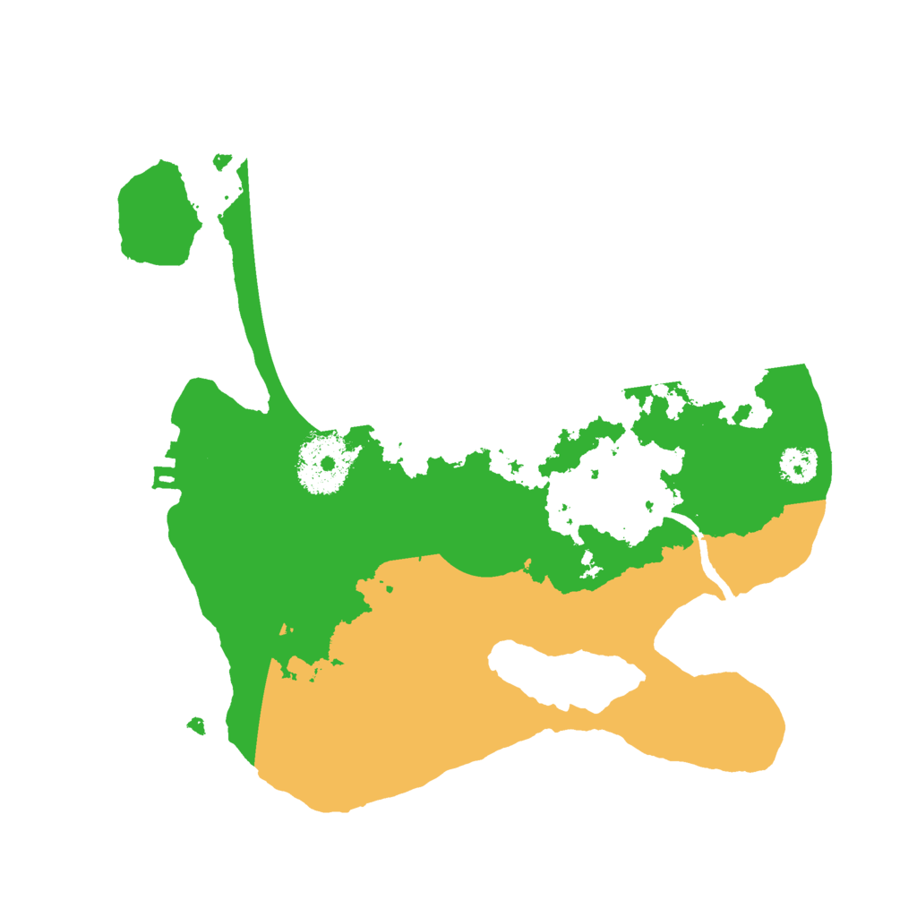 Biome Rust Map: Procedural Map, Size: 2500, Seed: 850297009