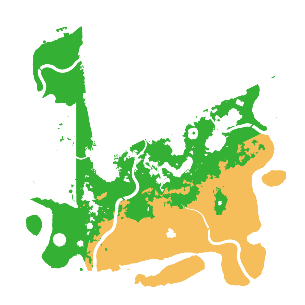 Biome Rust Map: Procedural Map, Size: 4096, Seed: 279114218