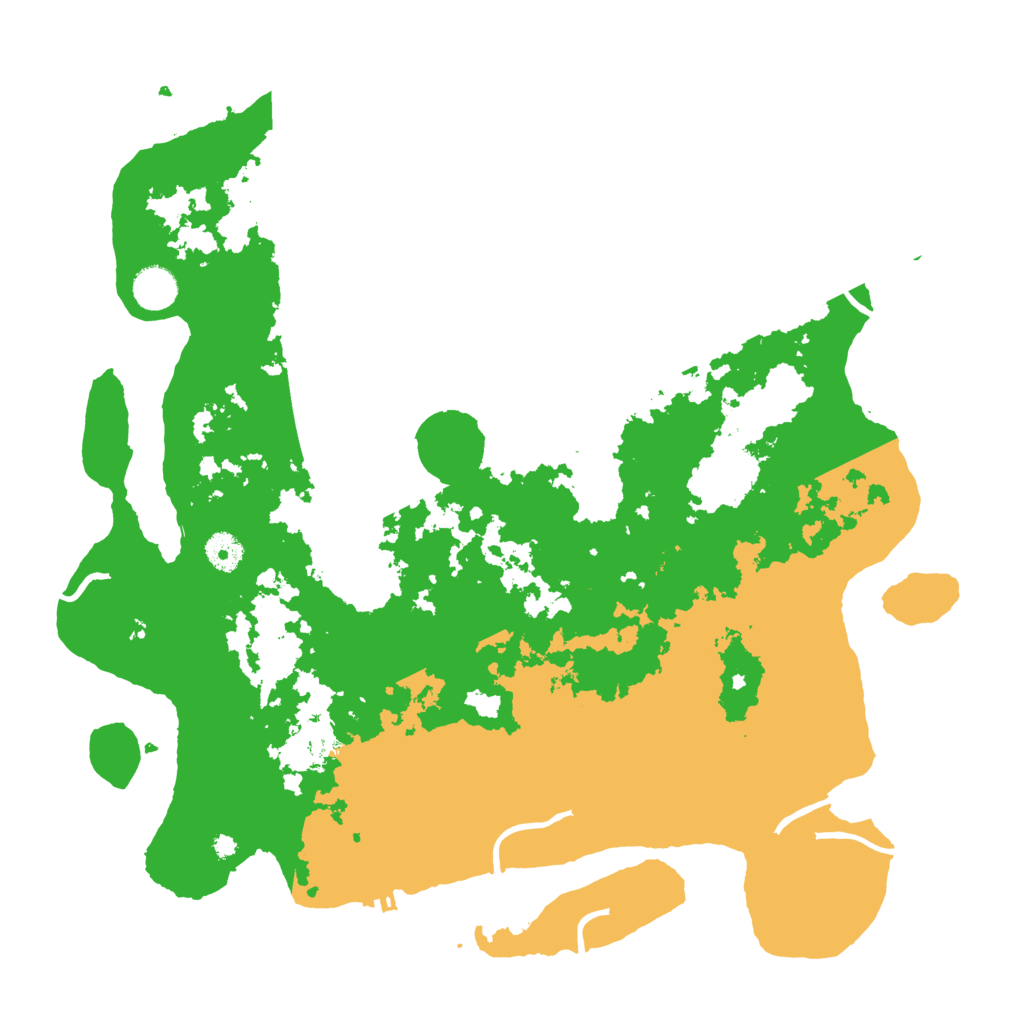 Biome Rust Map: Procedural Map, Size: 4096, Seed: 279114218