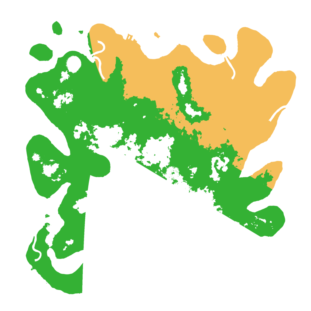 Biome Rust Map: Procedural Map, Size: 3700, Seed: 131040671