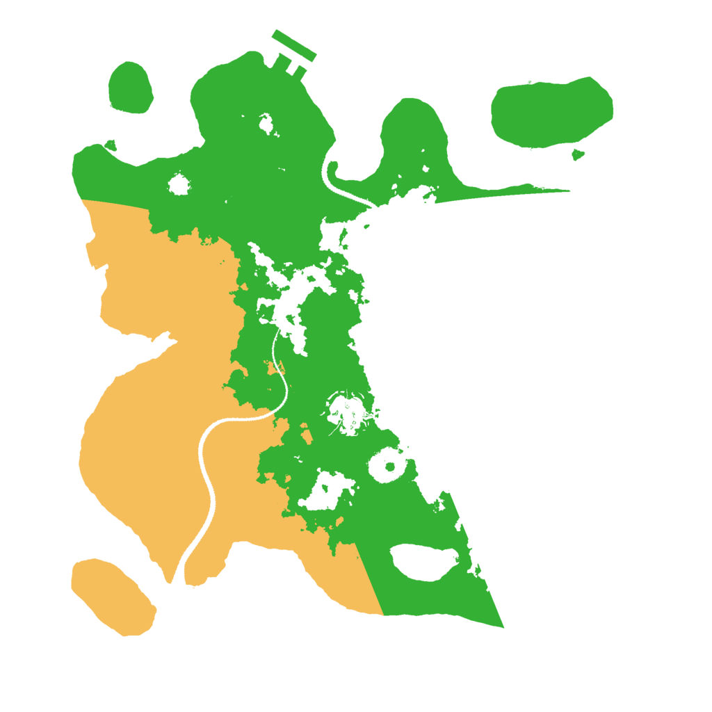 Biome Rust Map: Procedural Map, Size: 3000, Seed: 201463228