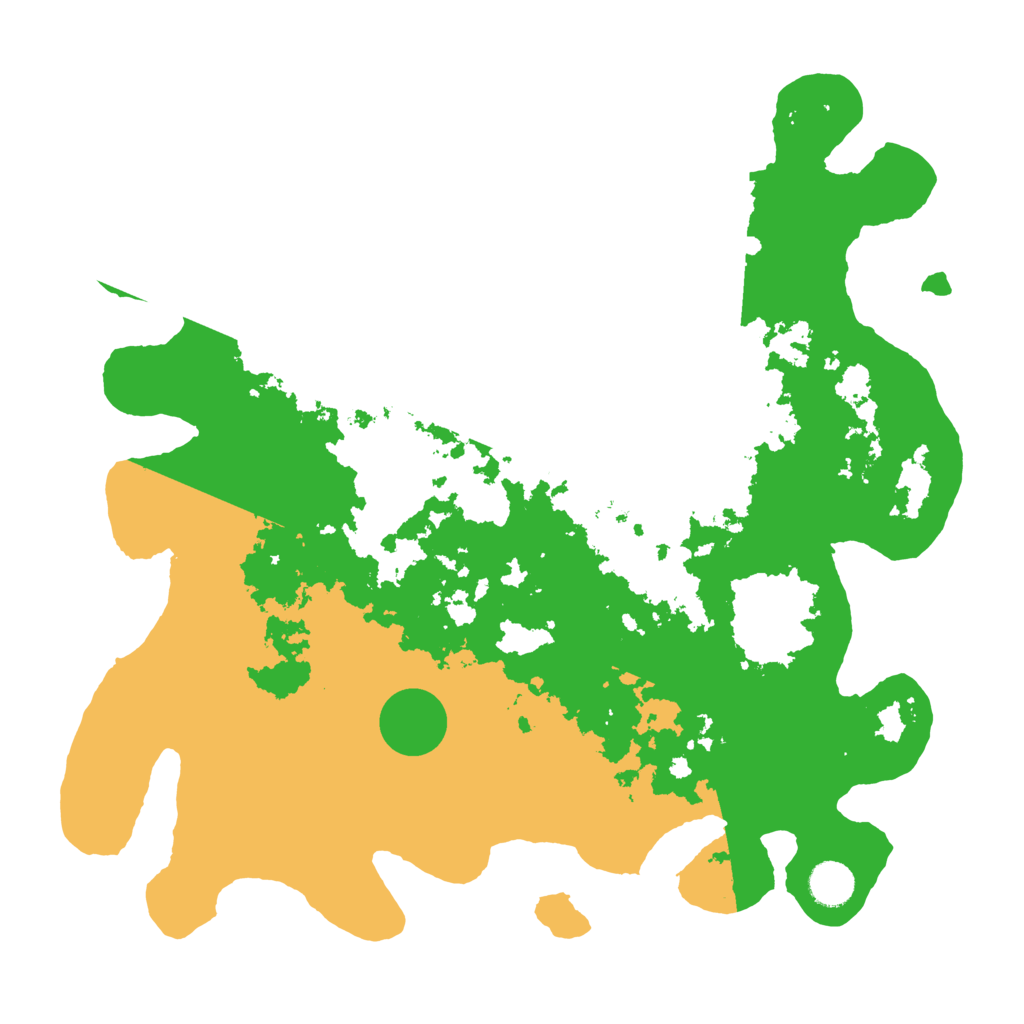 Biome Rust Map: Barren, Size: 4000, Seed: 1870544601