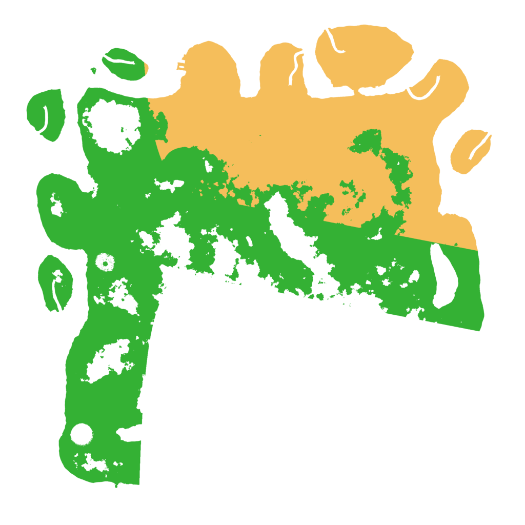 Biome Rust Map: Procedural Map, Size: 4254, Seed: 6543210