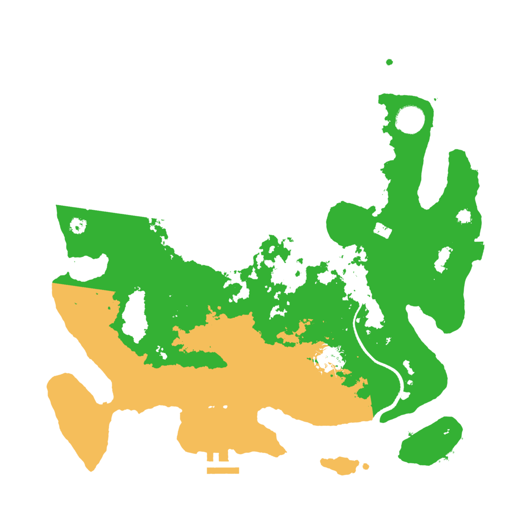 Biome Rust Map: Procedural Map, Size: 3250, Seed: 9206672