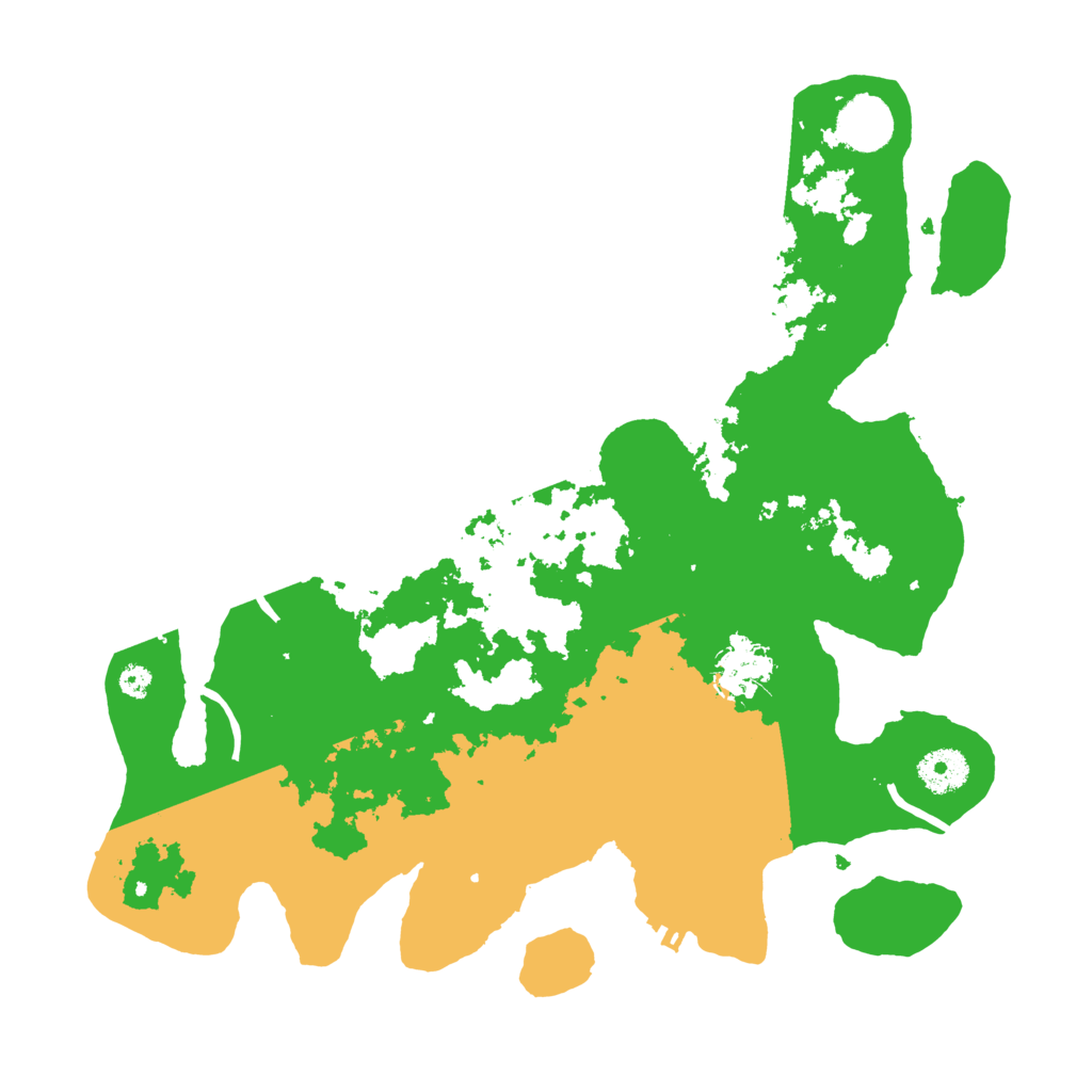 Biome Rust Map: Procedural Map, Size: 3500, Seed: 1024091948