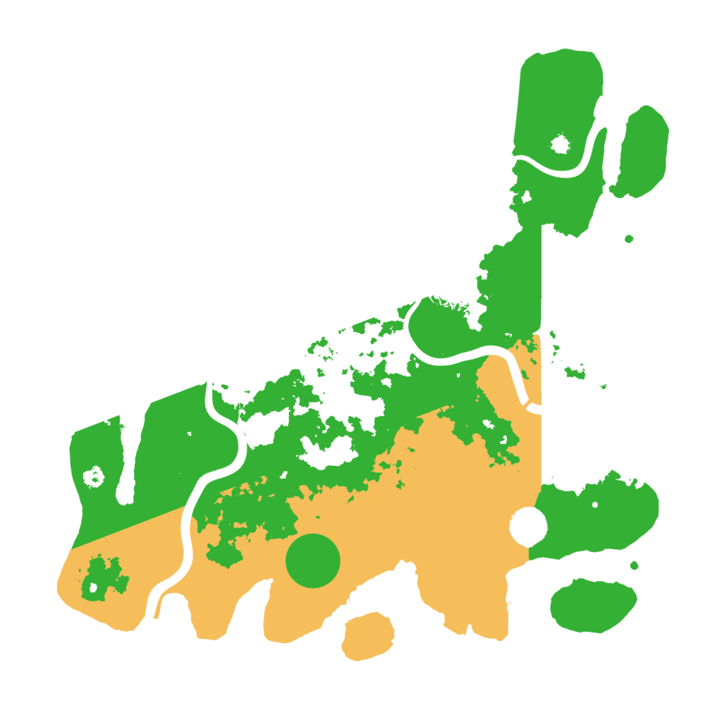 Biome Rust Map: Procedural Map, Size: 3500, Seed: 1024091948
