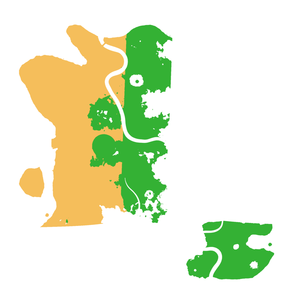 Biome Rust Map: Procedural Map, Size: 3500, Seed: 1325918765