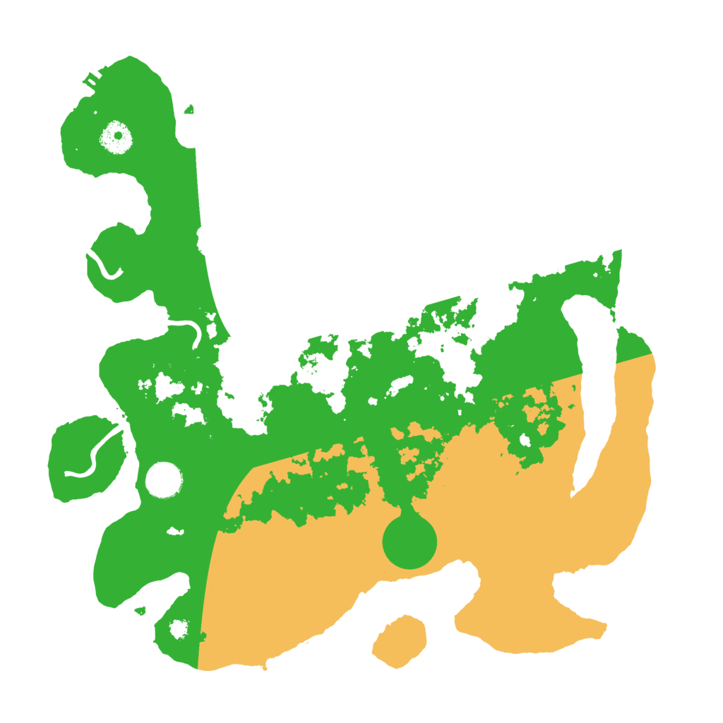 Biome Rust Map: Procedural Map, Size: 3500, Seed: 68185910