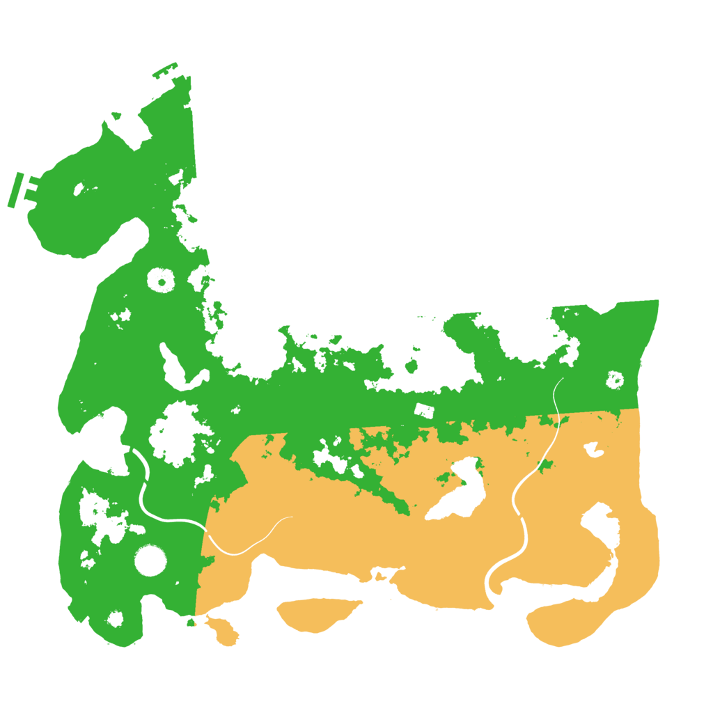 Biome Rust Map: Procedural Map, Size: 4000, Seed: 61913967