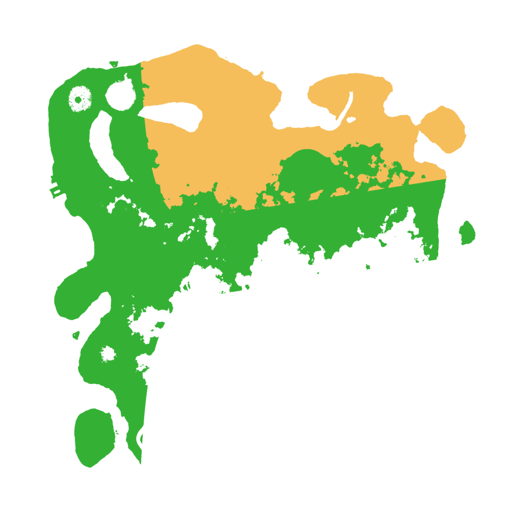 Biome Rust Map: Procedural Map, Size: 3200, Seed: 4353177