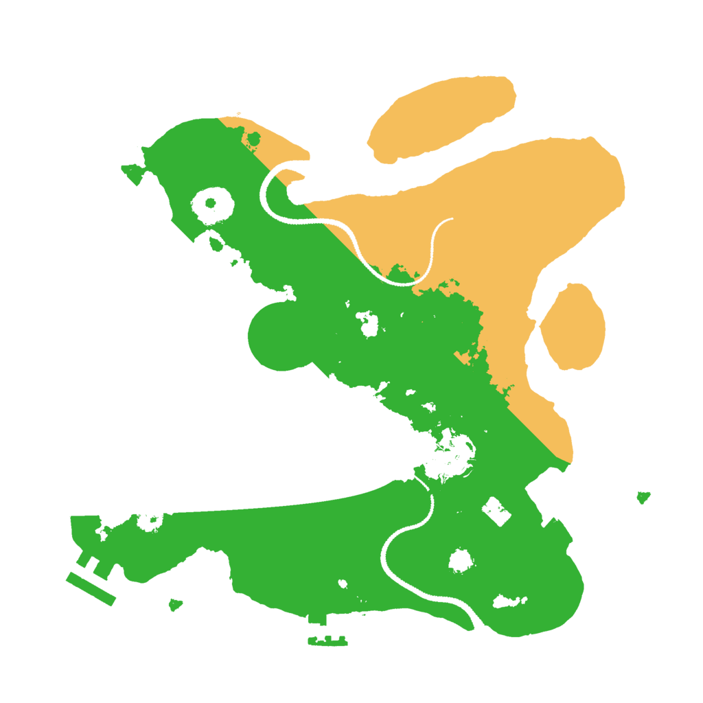 Biome Rust Map: Procedural Map, Size: 2700, Seed: 320776496