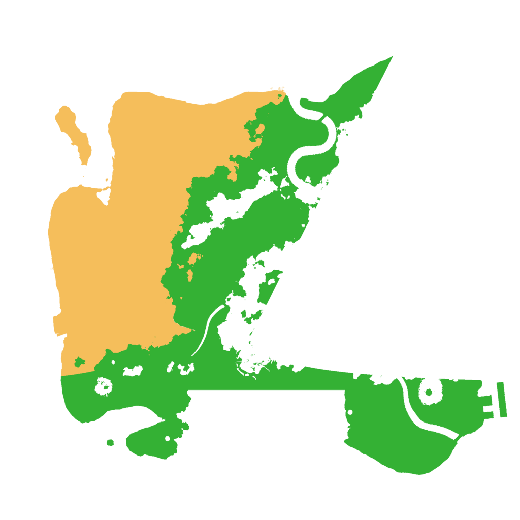 Biome Rust Map: Procedural Map, Size: 3000, Seed: 1008615288