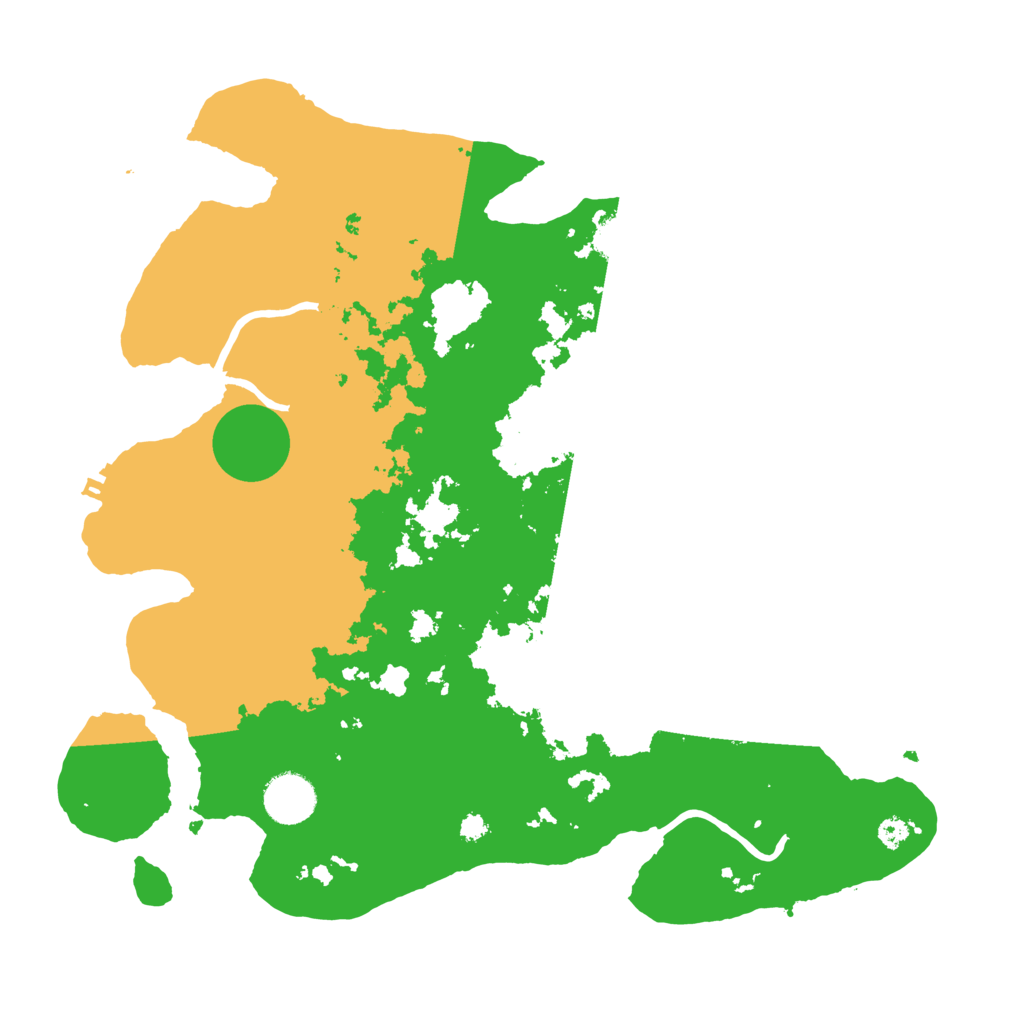 Biome Rust Map: Procedural Map, Size: 3500, Seed: 60184835