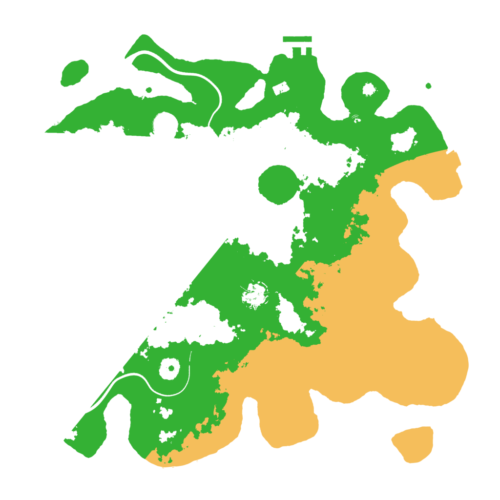 Biome Rust Map: Procedural Map, Size: 3500, Seed: 64435367