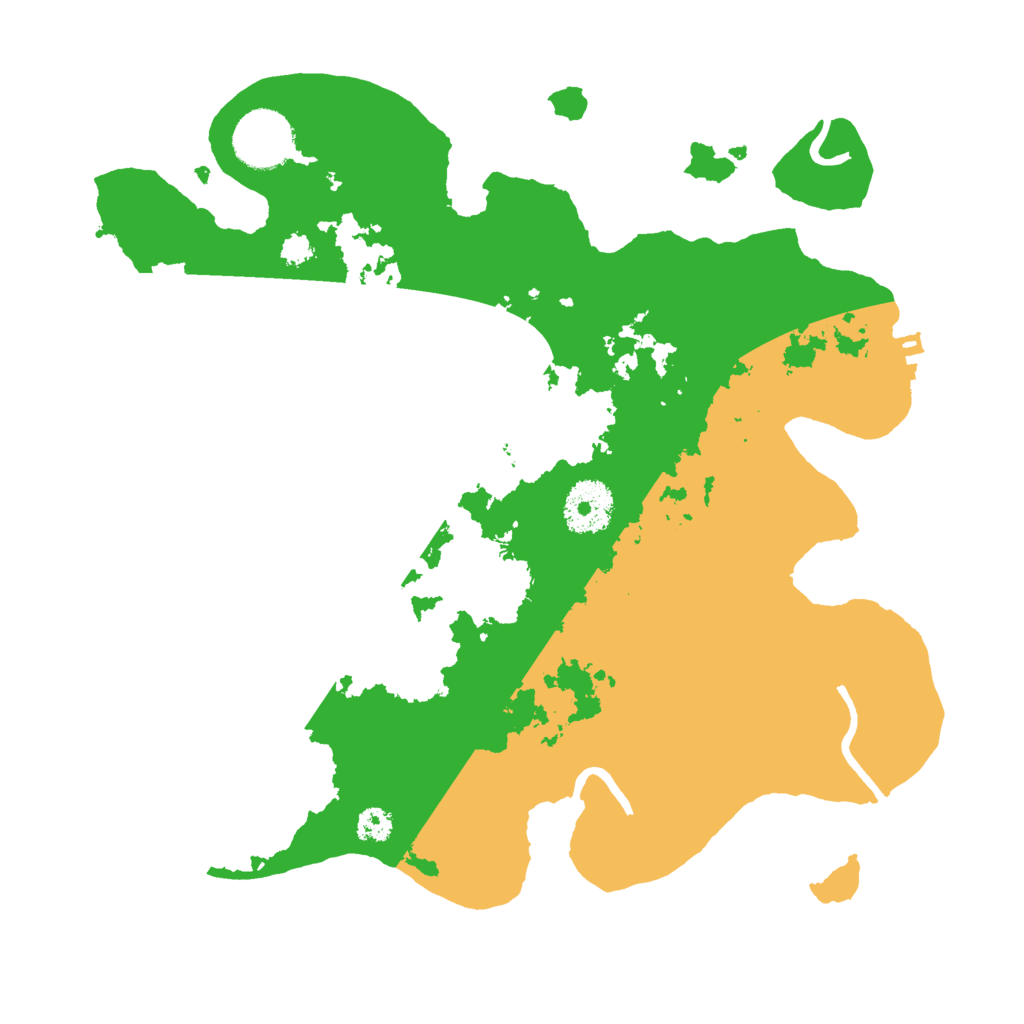 Biome Rust Map: Procedural Map, Size: 3000, Seed: 1540090469