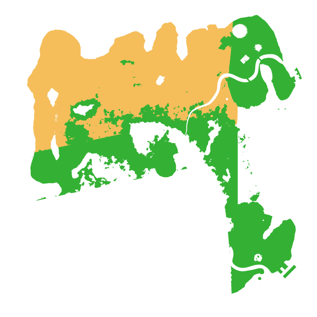 Biome Rust Map: Procedural Map, Size: 4000, Seed: 4299606