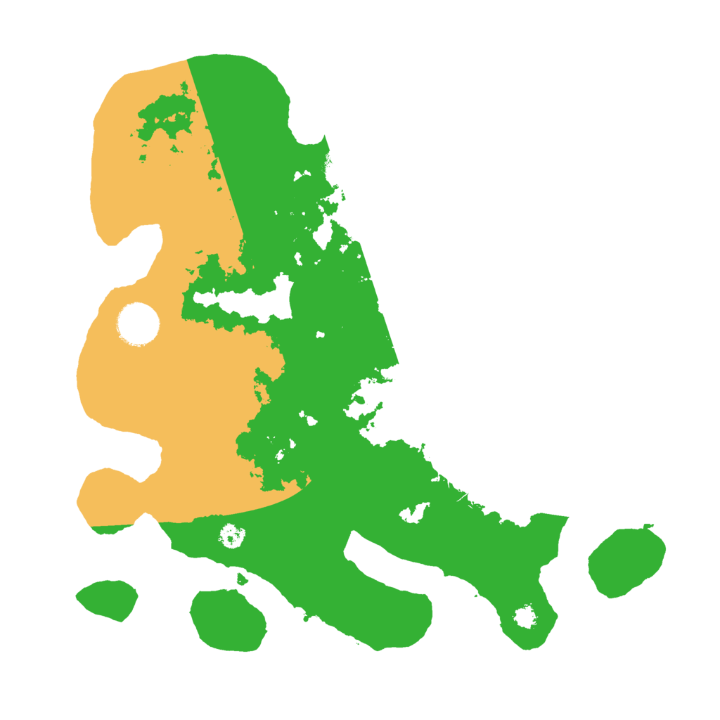 Biome Rust Map: Procedural Map, Size: 3000, Seed: 120296167