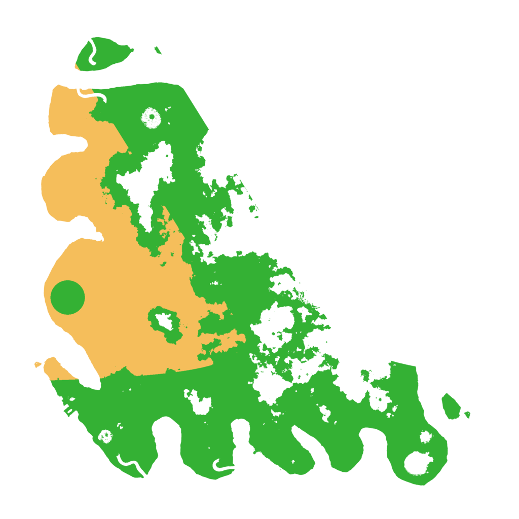 Biome Rust Map: Procedural Map, Size: 4000, Seed: 24981