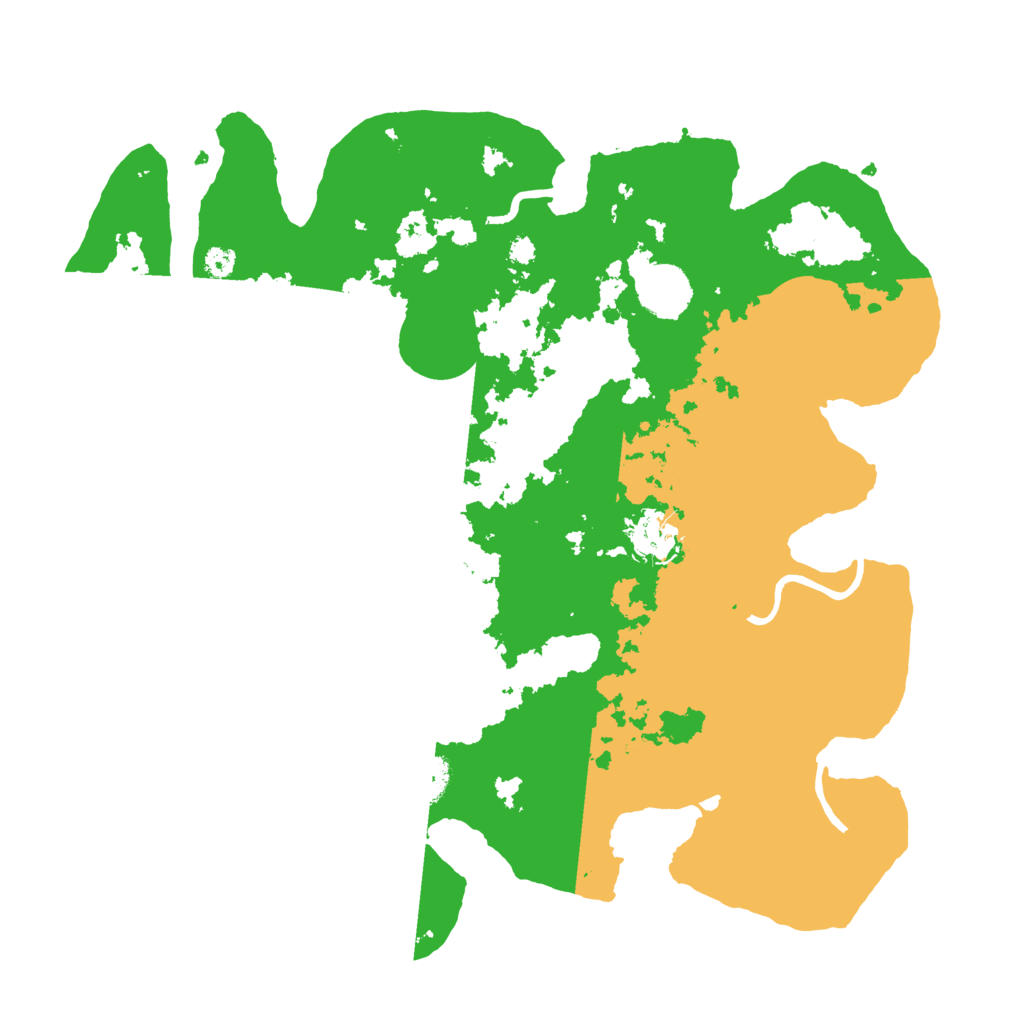 Biome Rust Map: Procedural Map, Size: 3500, Seed: 1069081354