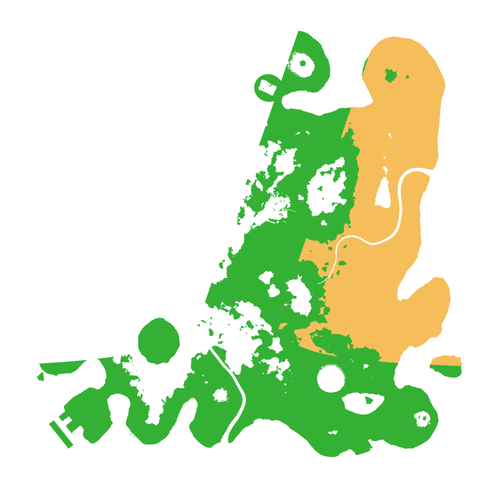 Biome Rust Map: Procedural Map, Size: 3200, Seed: 1315260392