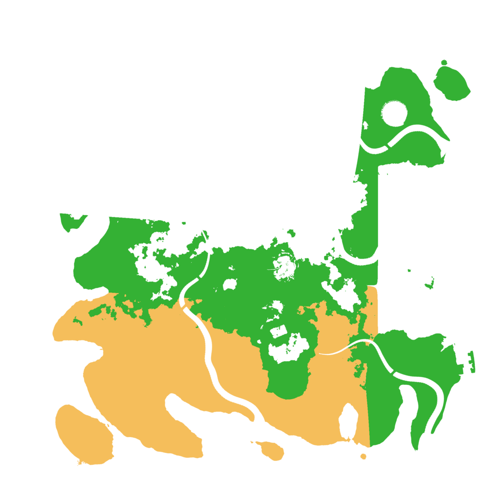 Biome Rust Map: Procedural Map, Size: 3500, Seed: 1870581461