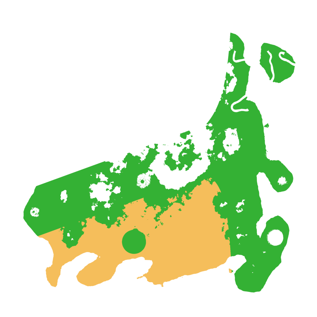 Biome Rust Map: Procedural Map, Size: 3500, Seed: 775408546