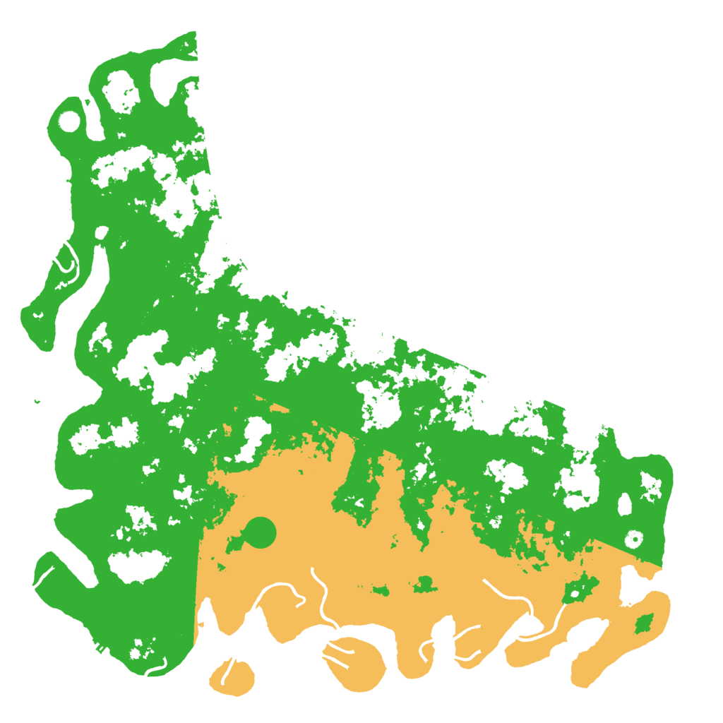 Biome Rust Map: Procedural Map, Size: 6000, Seed: 21995
