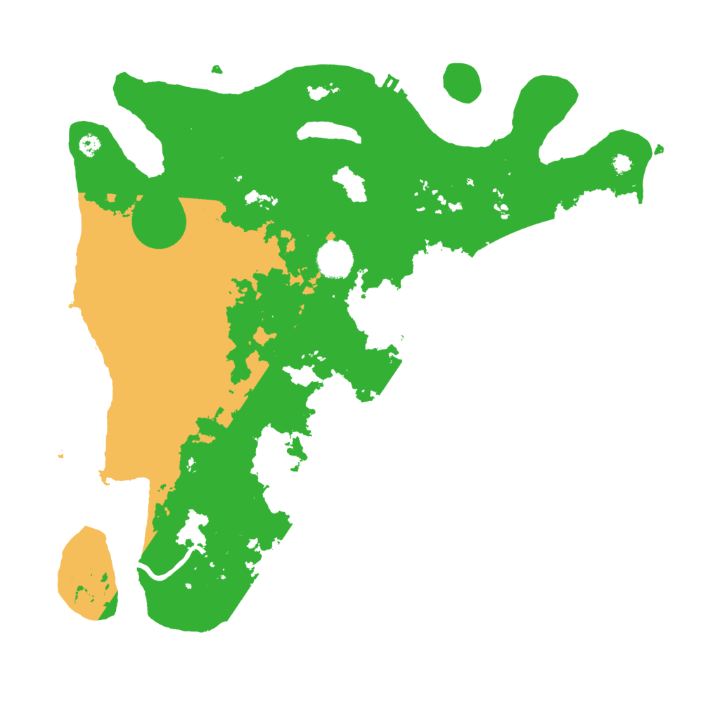 Biome Rust Map: Procedural Map, Size: 3500, Seed: 1052153387