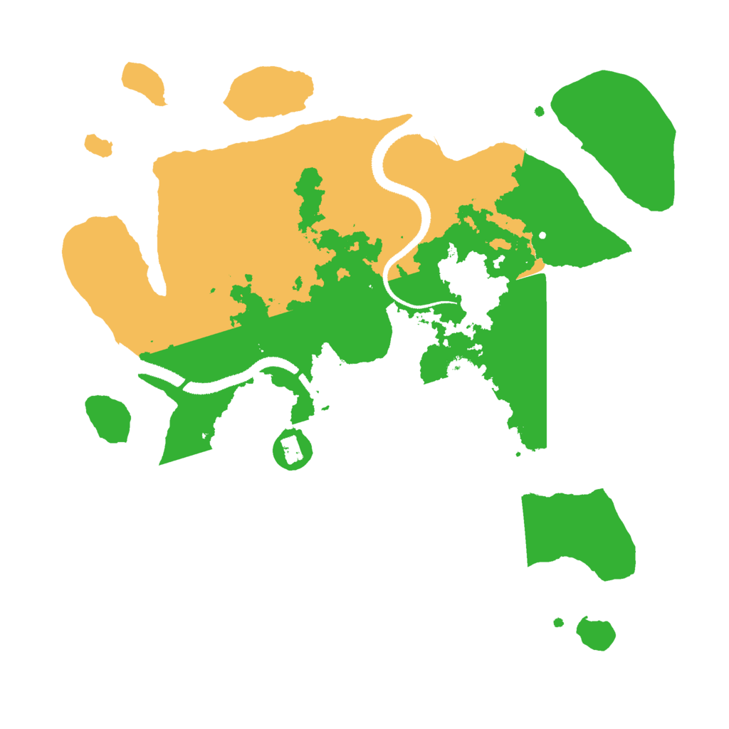 Biome Rust Map: Procedural Map, Size: 3000, Seed: 1686405867