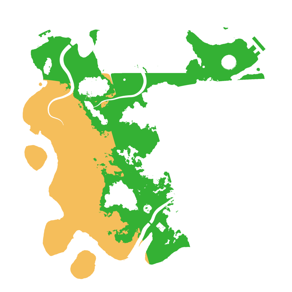 Biome Rust Map: Procedural Map, Size: 3500, Seed: 1898156995