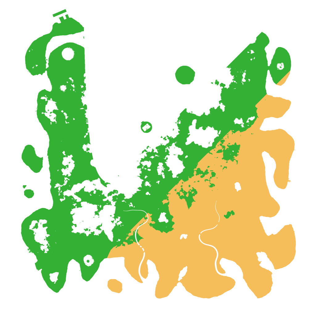 Biome Rust Map: Procedural Map, Size: 4500, Seed: 654672