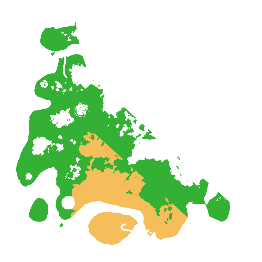 Biome Rust Map: Procedural Map, Size: 3500, Seed: 4563474