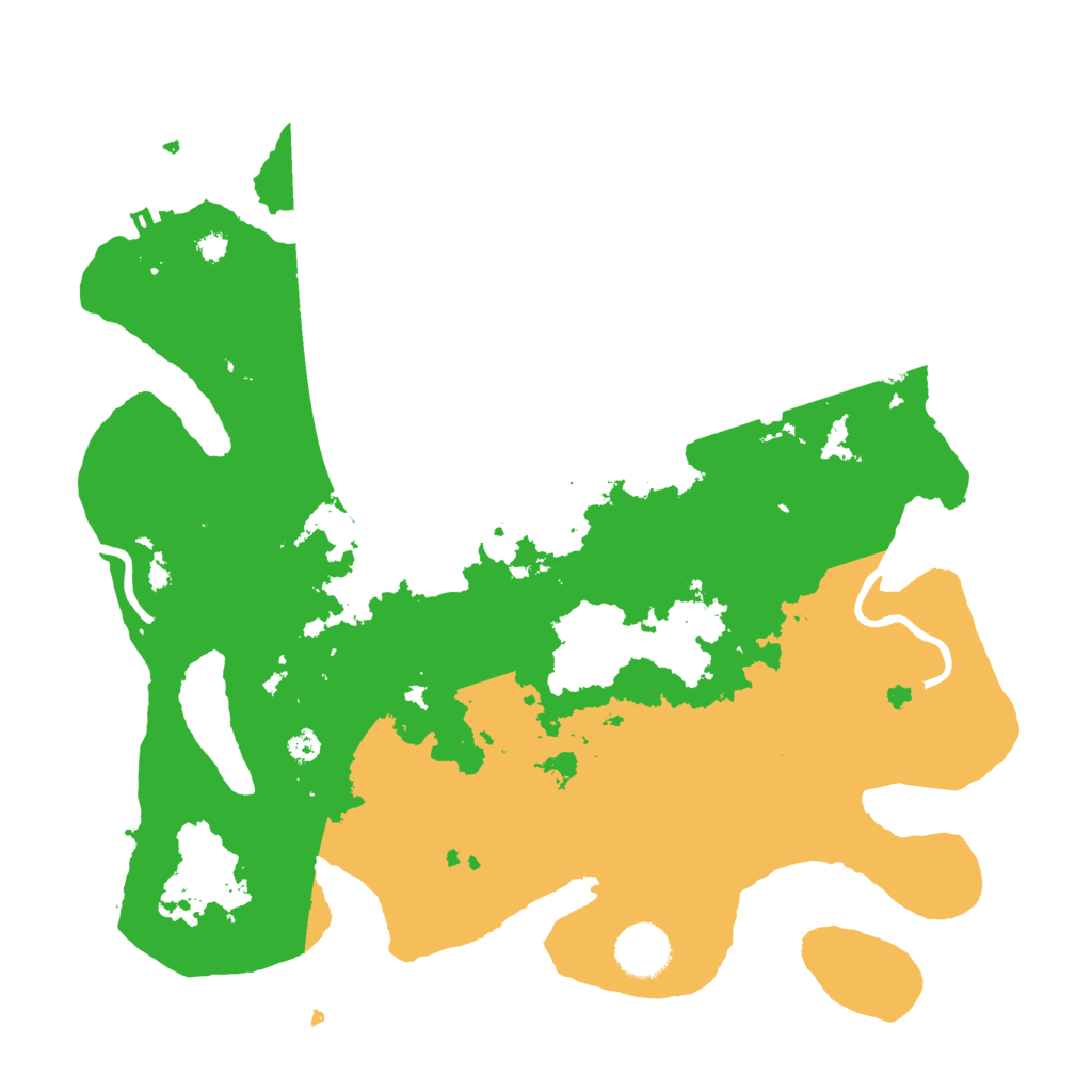 Biome Rust Map: Procedural Map, Size: 3500, Seed: 49947912