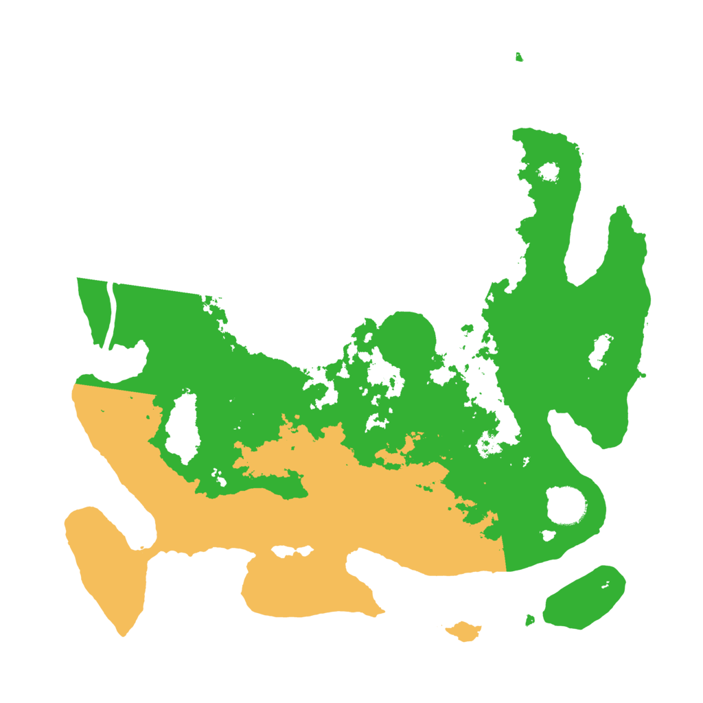 Biome Rust Map: Procedural Map, Size: 3248, Seed: 9206672