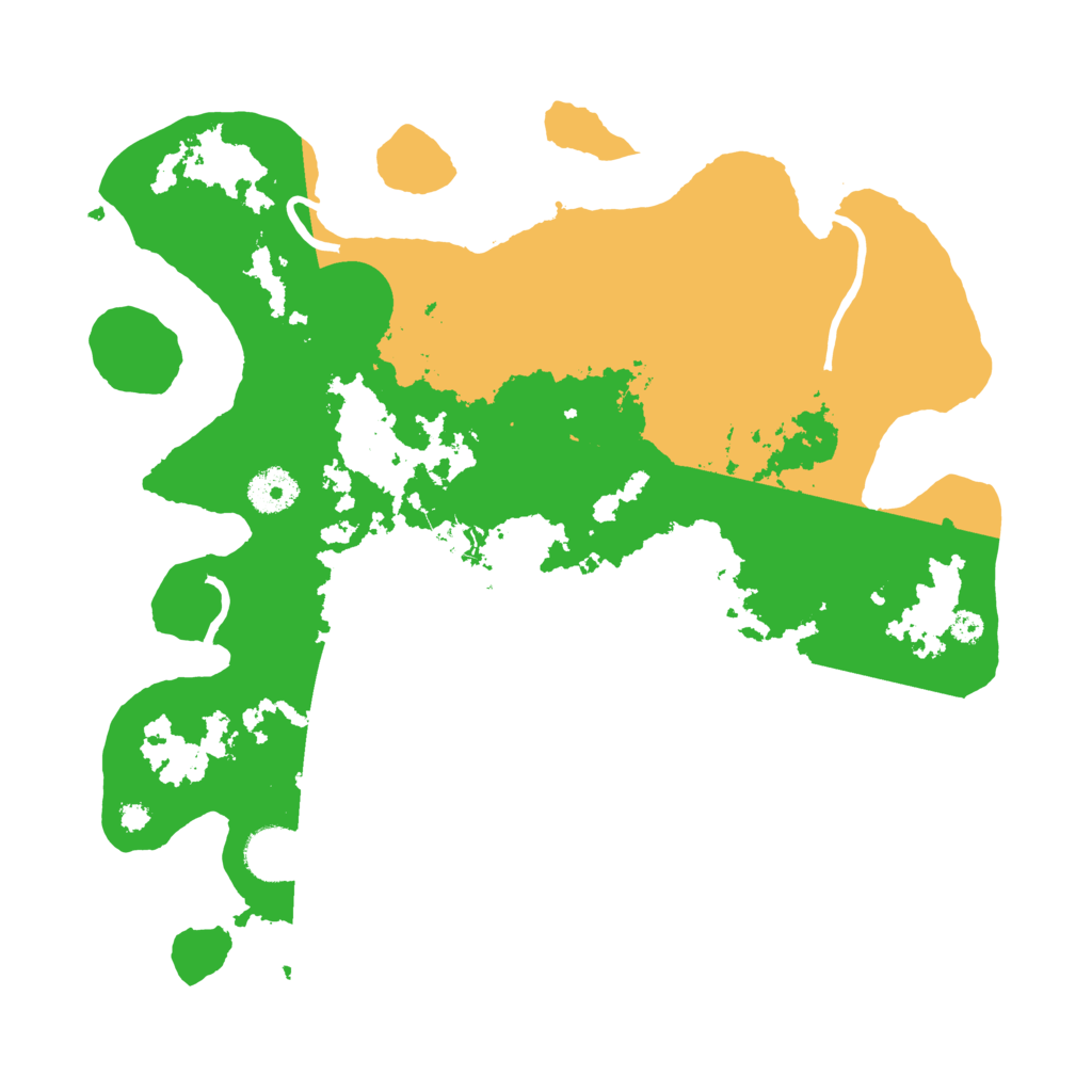 Biome Rust Map: Procedural Map, Size: 3500, Seed: 364132099