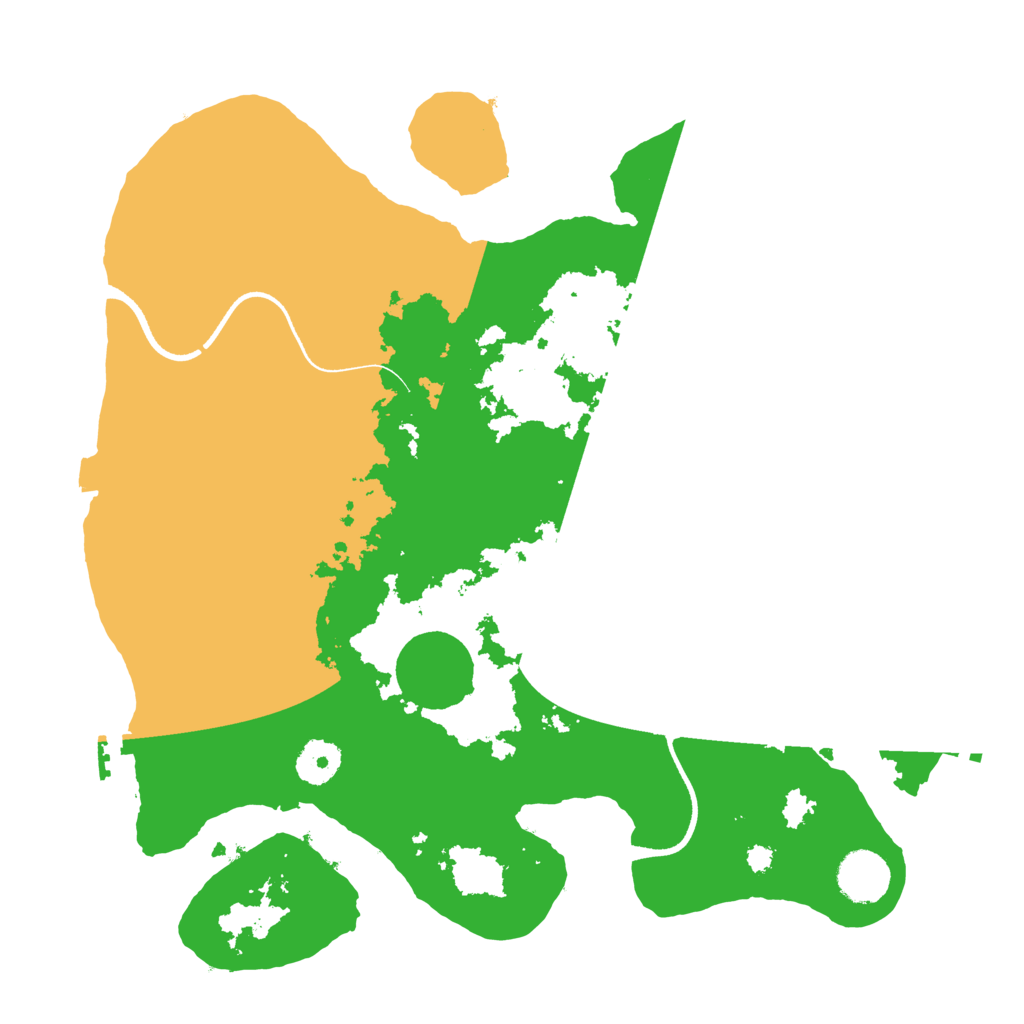 Biome Rust Map: Procedural Map, Size: 3500, Seed: 1748210000