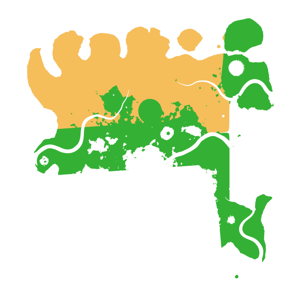 Biome Rust Map: Procedural Map, Size: 3500, Seed: 856664729