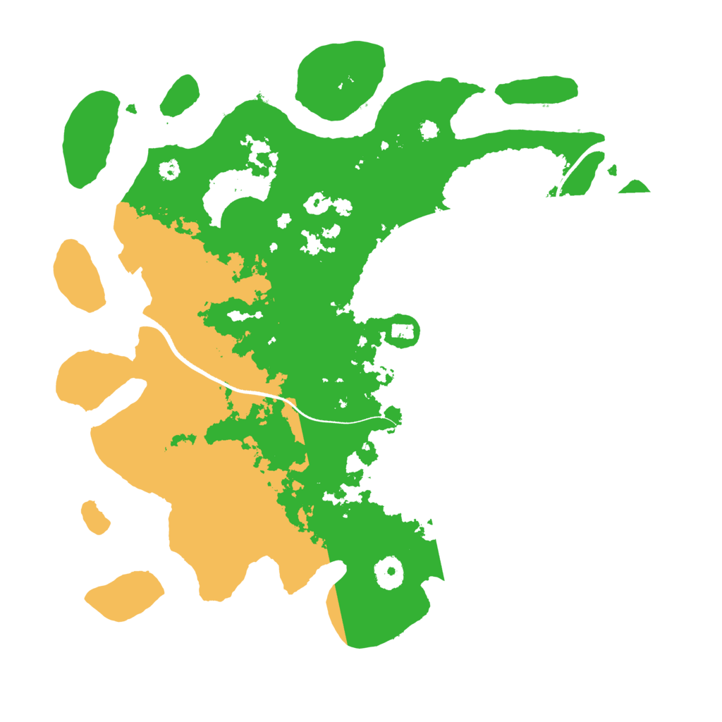 Biome Rust Map: Procedural Map, Size: 3500, Seed: 32859