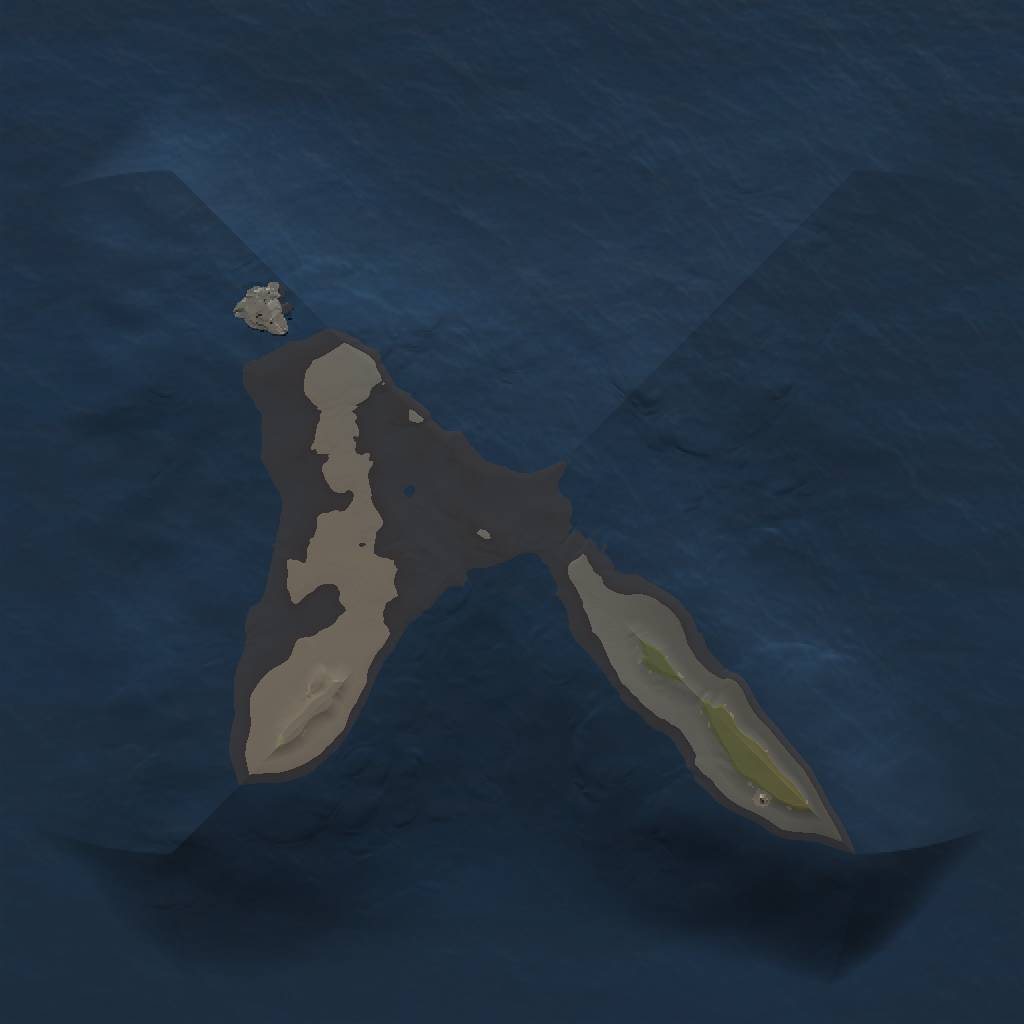 Rust Map: Procedural Map, Size: 1000, Seed: 202, 3 Monuments