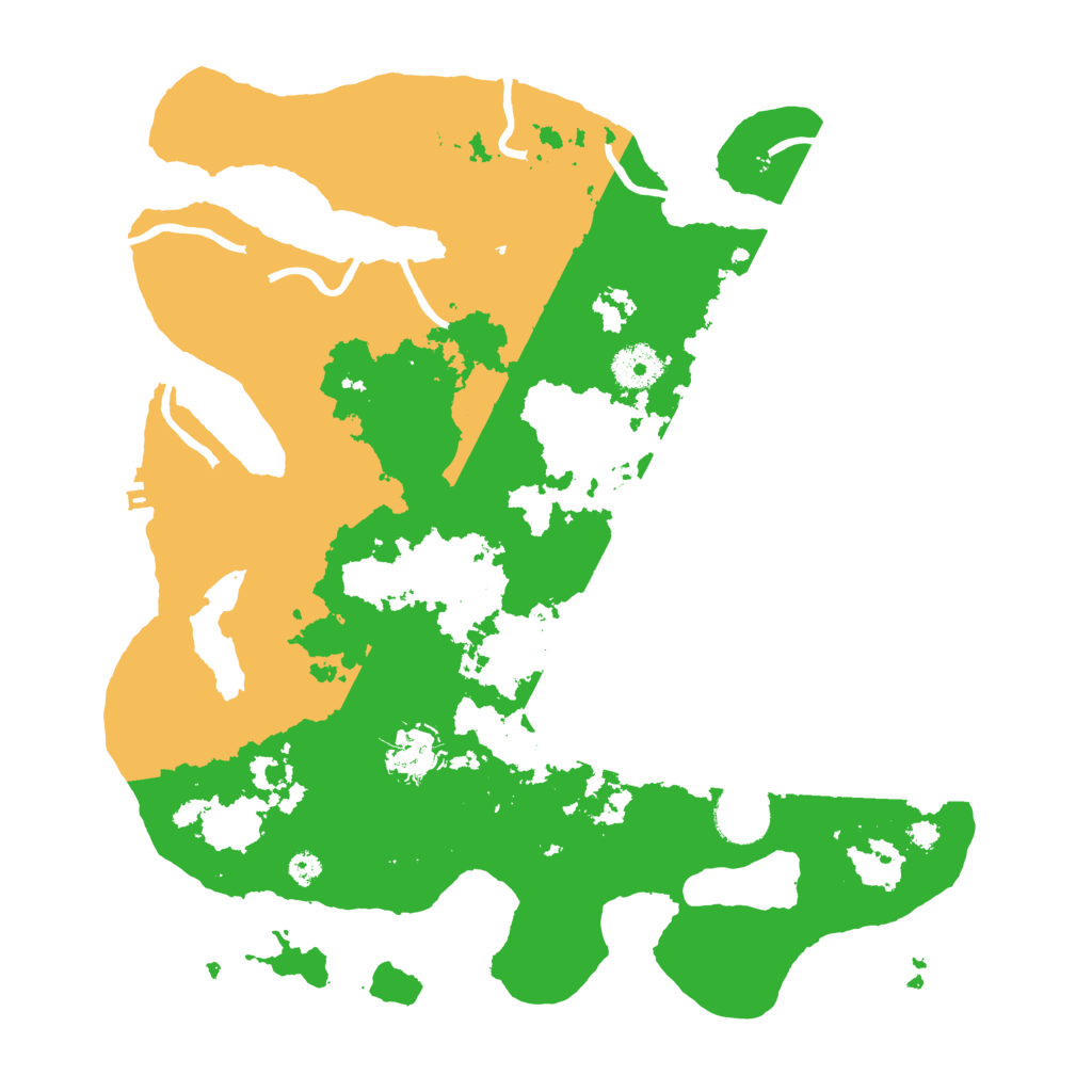 Biome Rust Map: Procedural Map, Size: 3500, Seed: 2024738070