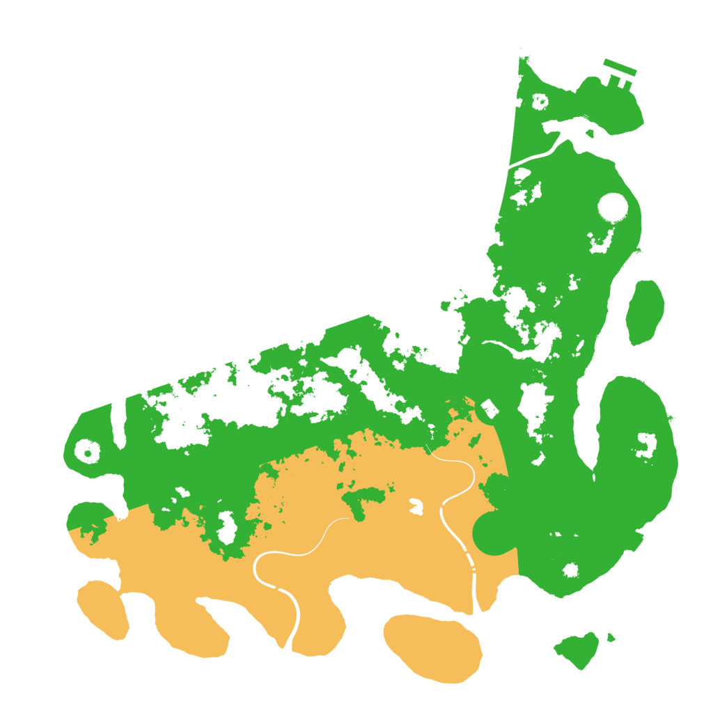 Biome Rust Map: Procedural Map, Size: 4250, Seed: 154276