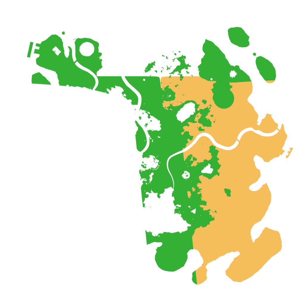 Biome Rust Map: Procedural Map, Size: 3950, Seed: 1425152