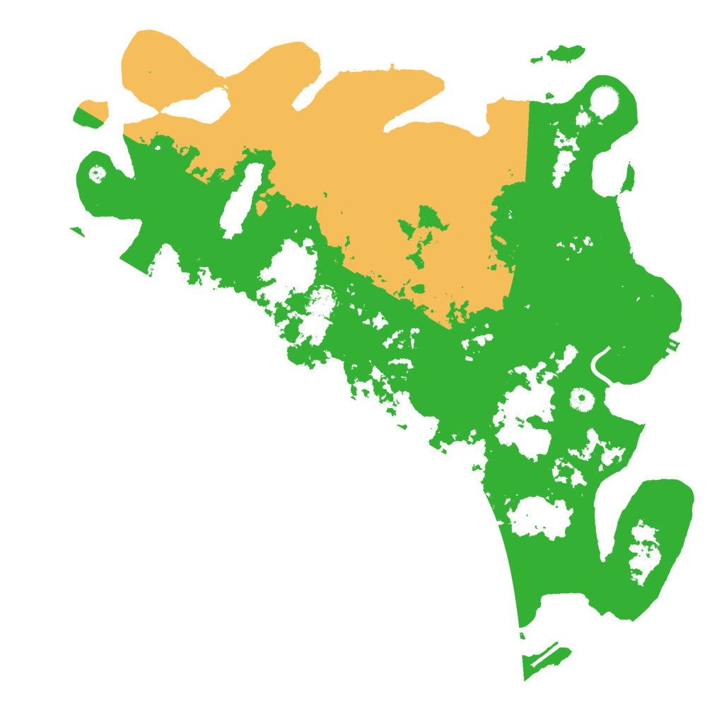 Biome Rust Map: Procedural Map, Size: 4500, Seed: 967236211