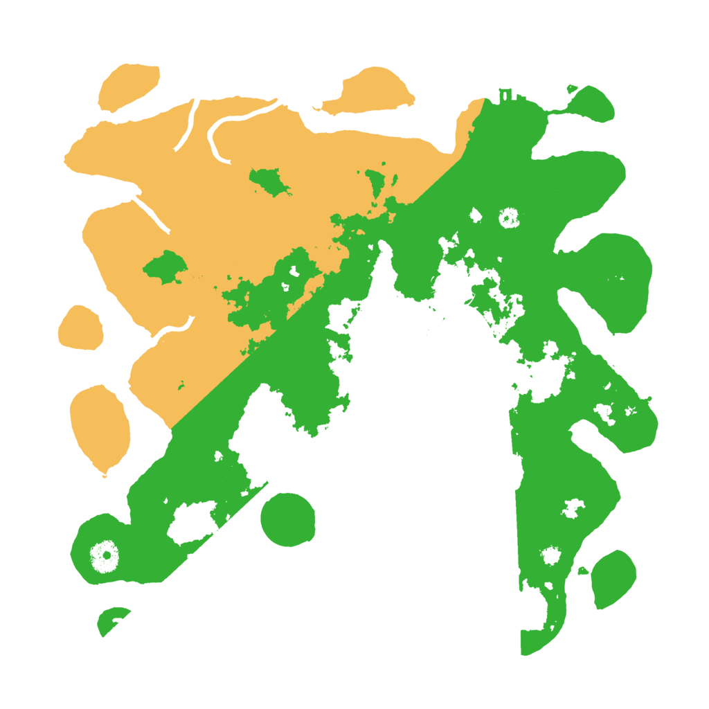 Biome Rust Map: Procedural Map, Size: 3500, Seed: 22661097