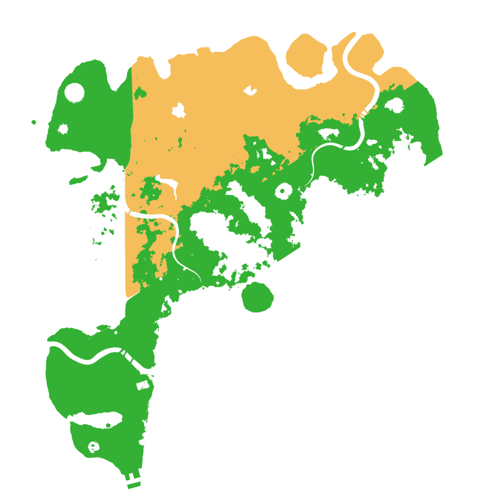 Biome Rust Map: Procedural Map, Size: 4500, Seed: 659557264